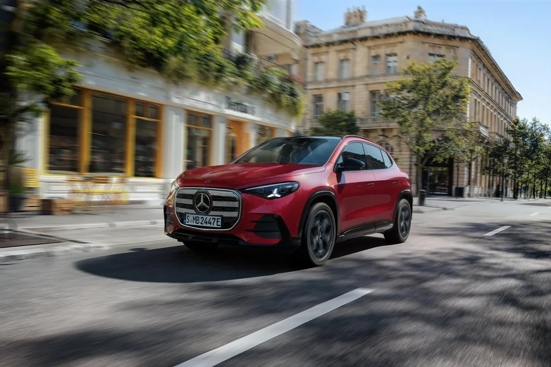 Mercedes Benz All New GLA Front angle shot