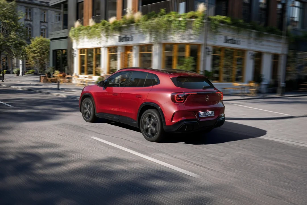 Mercedes Benz All New GLA Rear angle shot