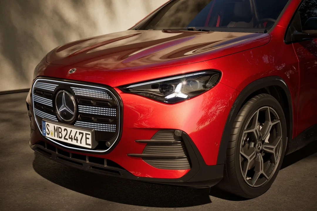 Mercedes Benz All New GLA Front angle close up