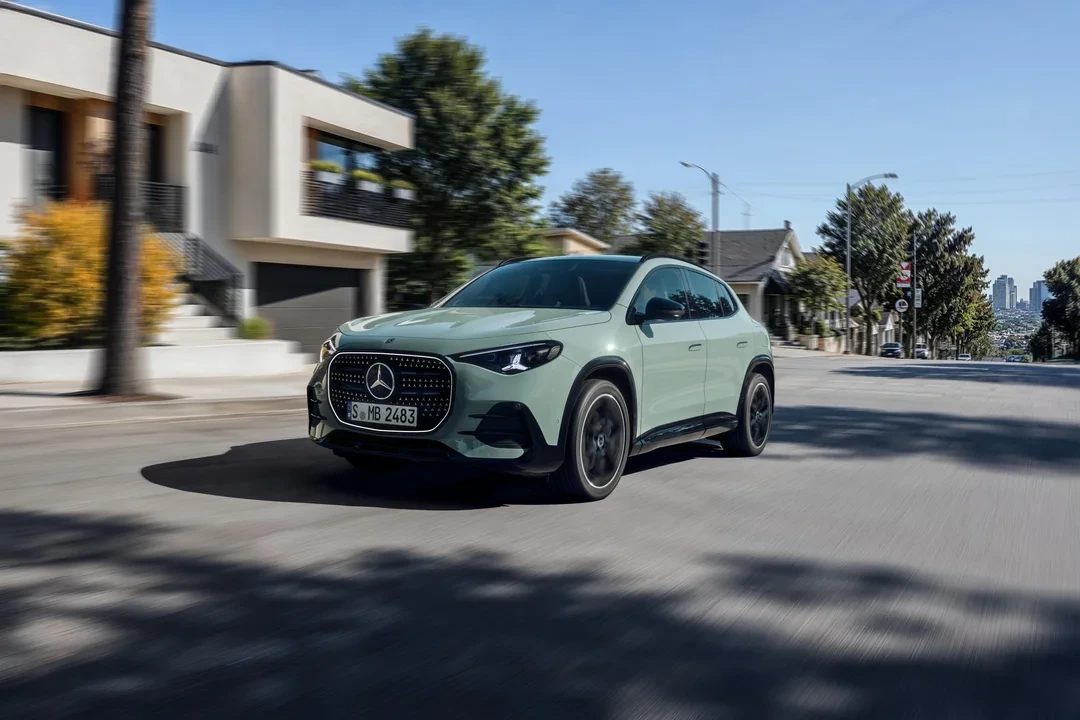 Mercedes Benz All New GLA Front angle shot