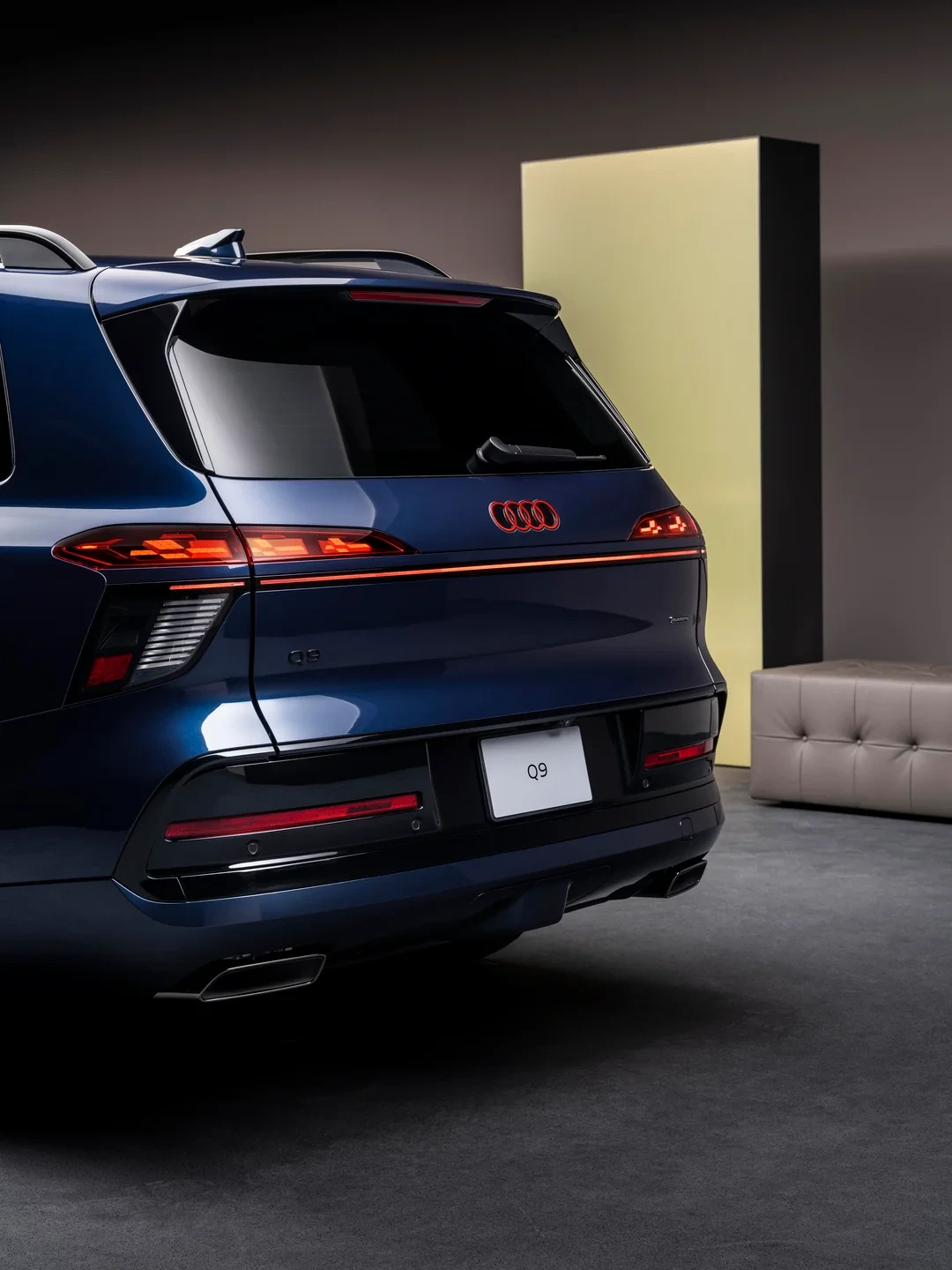 Audi Q9 Rear angle close up